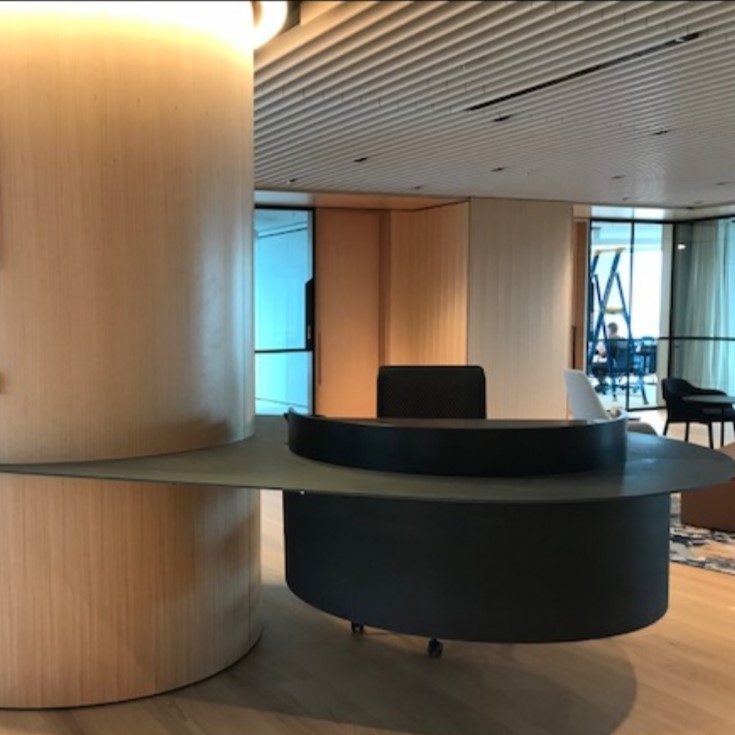 Floating Reception Desk Ogis Engineering